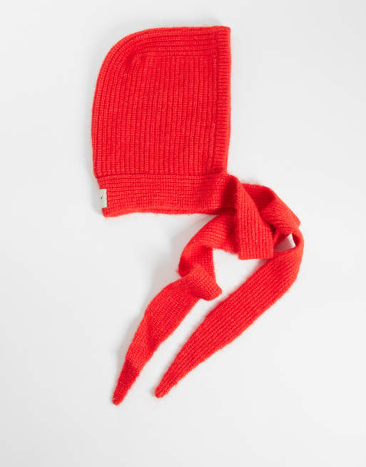 Reclaimed Vintage cappello con etichetta con logo rosso, 1 di 3