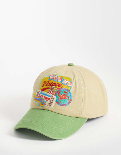 Reclaimed Vintage - Casquette unisexe à écussons - Crème - view 1