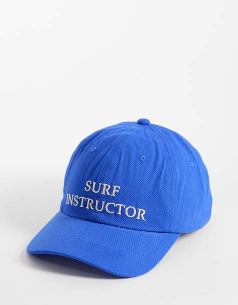 Reclaimed Vintage - Casquette unisexe avec inscription Surf Instructor - Bleu - view 1