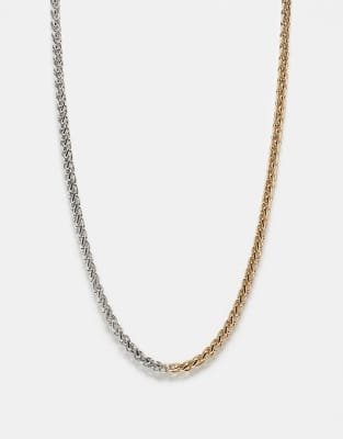 1990 Bijoux de fantaisie Tour de cou italien en métal doré rouge, fait à la main - En vente sur France