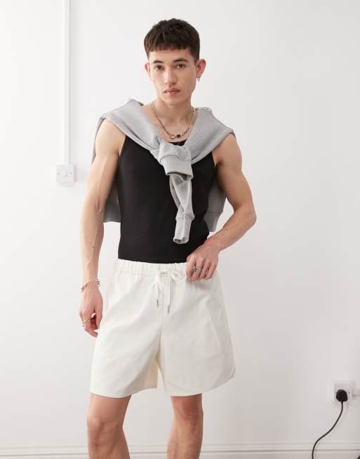 Reclaimed Vintage chino short in ecru