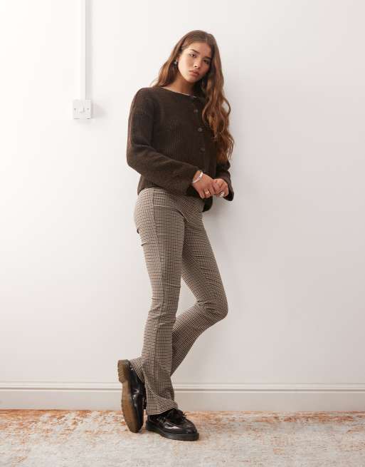 Reclaimed Vintage - Chokoladebrun cardigan med firkantet pasform, 2 af 4
