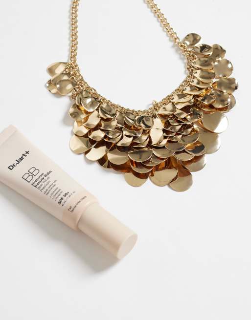 Reclaimed Vintage collier à pétales superposés doré, 4 de 4