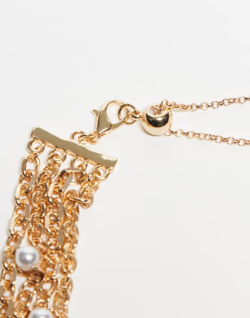 Collier Vintage 3 Rangs De Perles Nacrées - État Très Correct, Pièce Intemporelle D'occasion