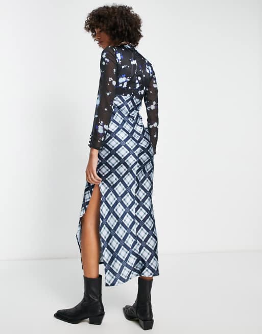 Vintage long sleeve midi new arrivals dress