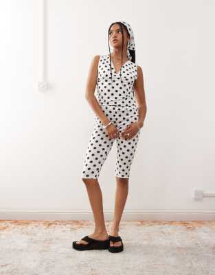 Reclaimed Vintage - Coordinato bianco a pois - view 1