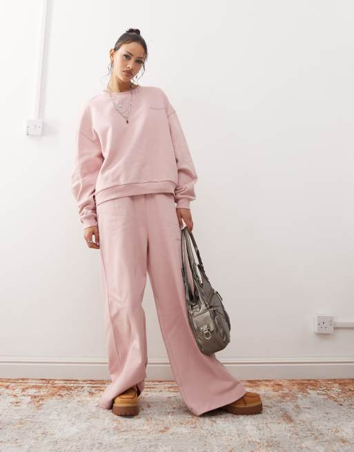 Reclaimed Vintage - Coordinato color rosa malva polvere