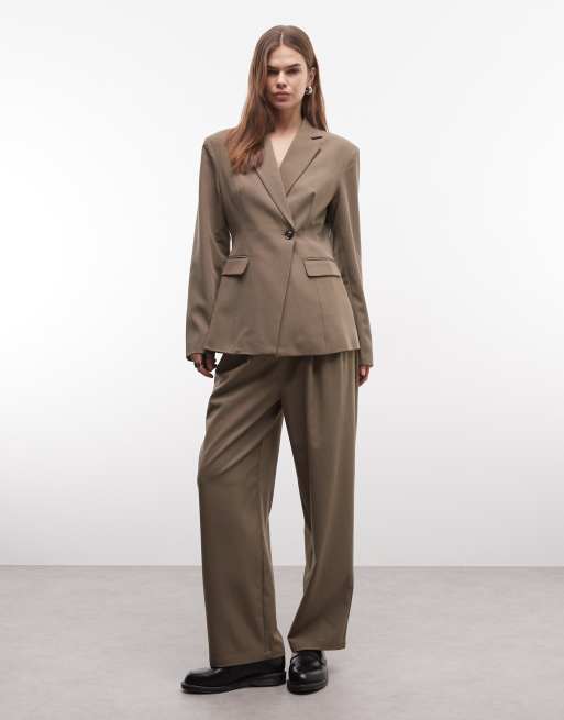 Reclaimed Vintage - Coordinato sartoriale kaki