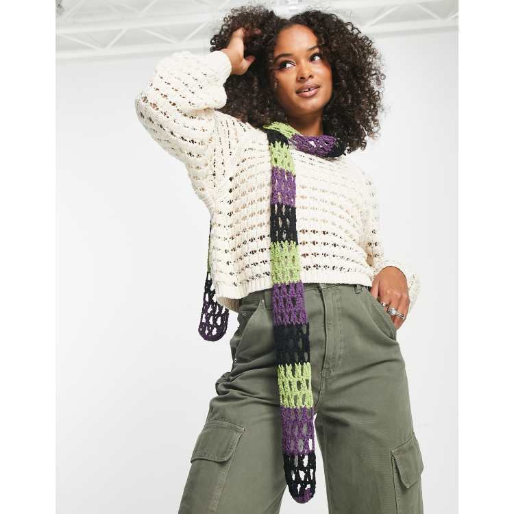 Skinny scarf top