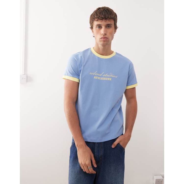 トップス RINGO Ringo Sport Shirt Mens Small Blue Hawaiian Microfiber Short Sleeve