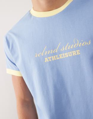 Tシャツ・カットソー citybreeze Vintage Logo Ringer T-Shirt_SKY BLUE MUSINSA | CITYBREEZE BREEZE NYC RINGER T-SHIRT_DUSTY BLUE