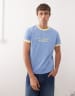 Reclaimed Vintage cropped boxy ringer t-shirt with branded