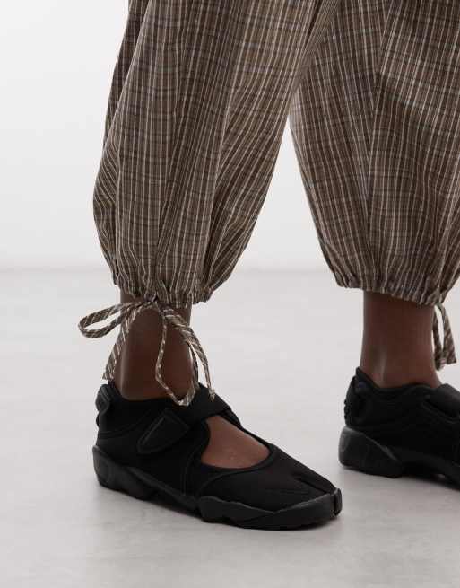 Reclaimed Vintage Cropped Karohose mit Ballonschnitt, 4 von 5