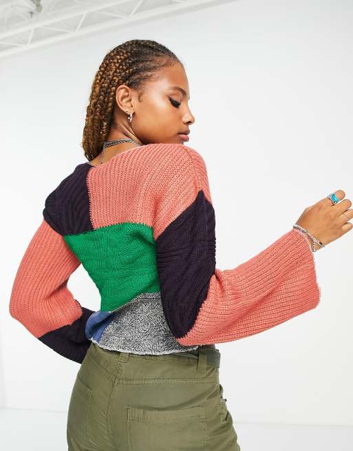 Cropped vintage jumper deals