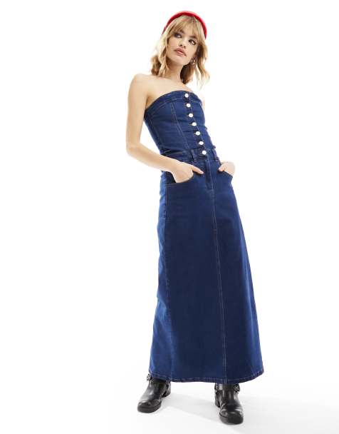 13+ Jean Sleeveless Dress