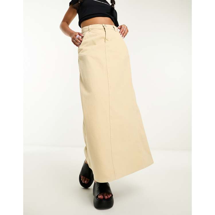 MY 1LDK DENIM MAXI SKIRT (BEIGE) サイズ0 DENIM MAXI SKIRT[BEIGE] | 1LDK (ワンエルディーケー) 公式サイト