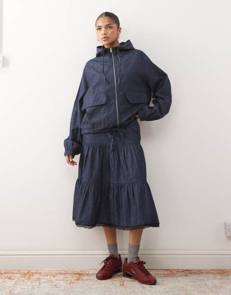 Reclaimed Vintage denim set in indigo wash - view 1