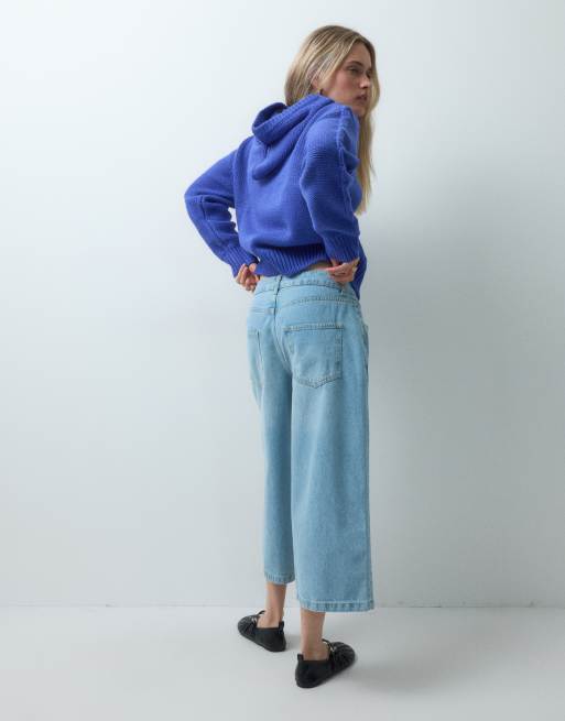 Reclaimed Vintage Denim-Shorts in heller Waschung, 3 von 5