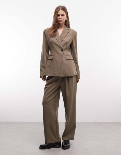 Reclaimed Vintage – Dopasowany zestaw w kolorze khaki - view 1