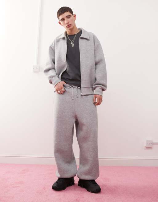 Reclaimed Vintage drawstring relaxed fit sweatpants in heather gray - part of a set