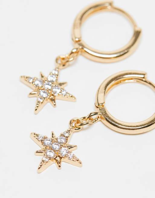 Reclaimed Vintage earrings multipack with moon and star, 2 of 4