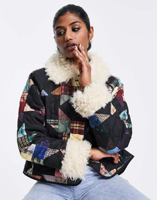 Veste patchwork vintage 2025