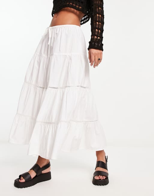 White shop vintage skirt