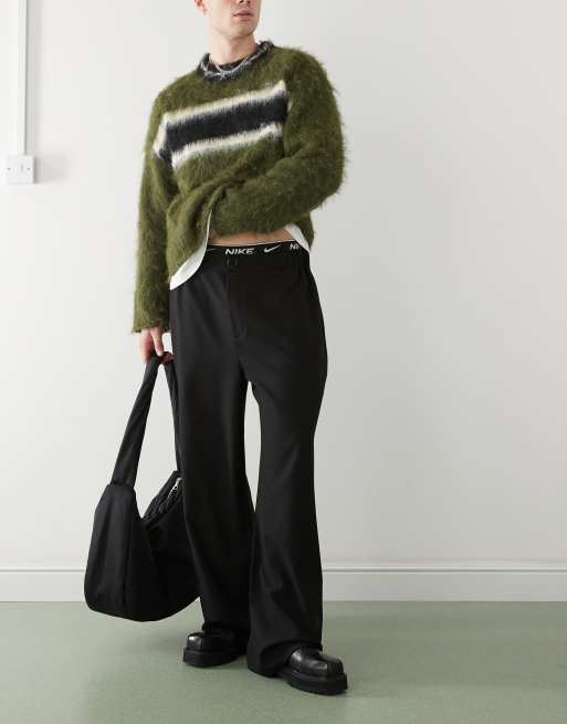 Reclaimed Vintage – Elegante Hose in Schwarz 