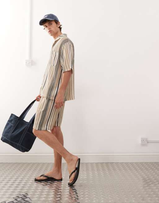 Reclaimed Vintage - Ensemble en maille à rayures