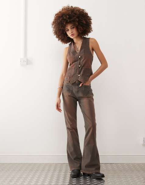 Reclaimed Vintage - Ensemble style western - Marron délavé - view 1