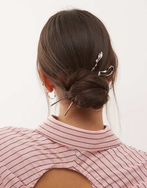 Reclaimed Vintage - Épingle à cheveux - Argenté