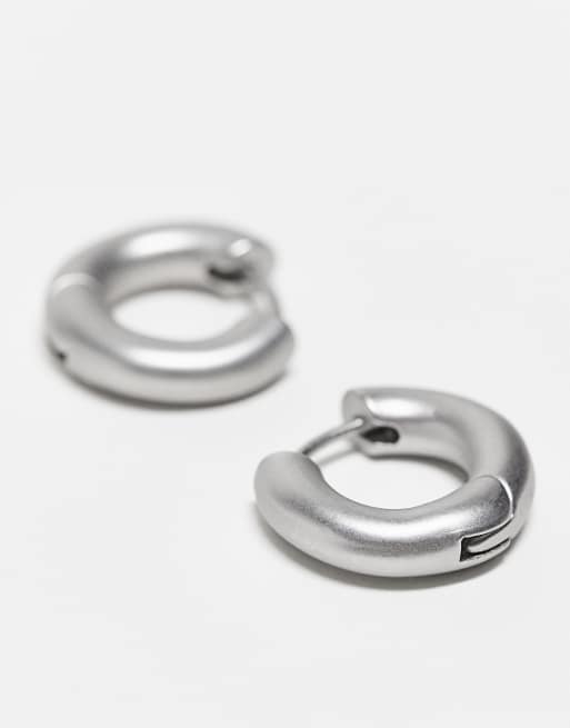 Reclaimed Vintage - Everyday - Orecchini a cerchio unisex opachi, 3 di 3