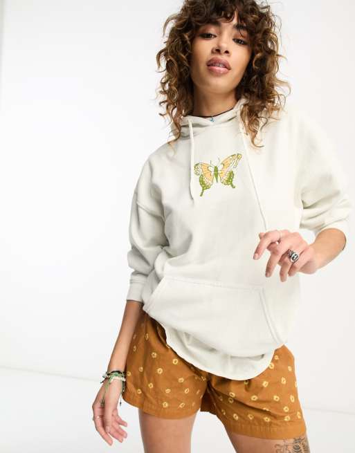 Reclaimed Vintage Felpa con cappuccio stile skate cru con