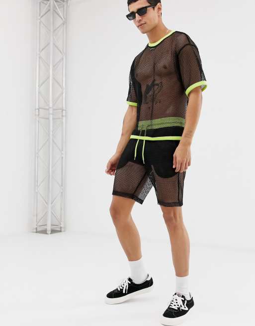 Vintage mesh shorts top