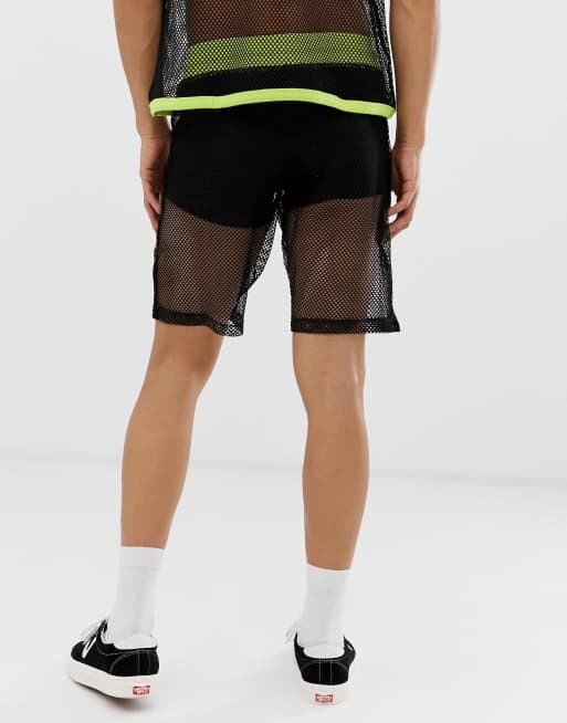 Vintage mesh shorts top
