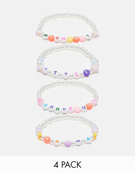 Reclaimed Vintage - Festival - Set van 4 armbanden - view 1