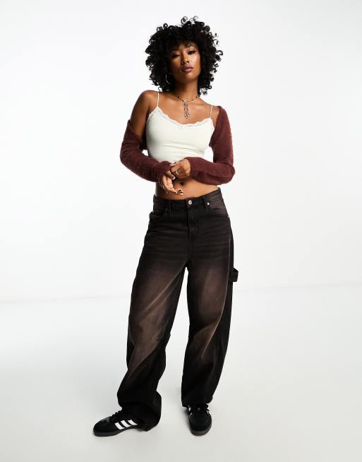 Plum shrug clearance