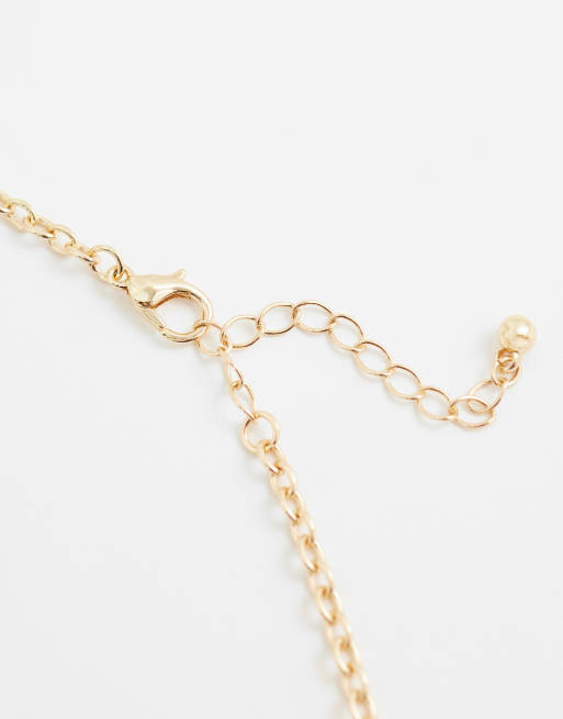 Reclaimed Vintage gelaagde ketting in multi, 3 van 4
