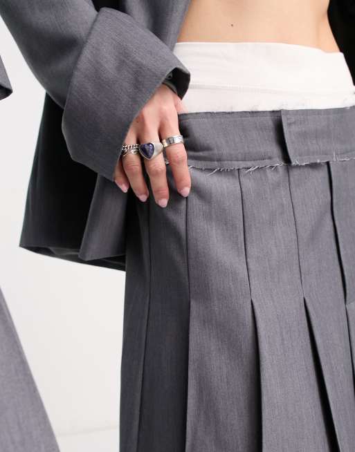 Grey pleated school skirt sale australia