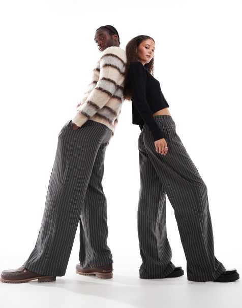 Reclaimed Vintage genderless stripe trouser - view 1