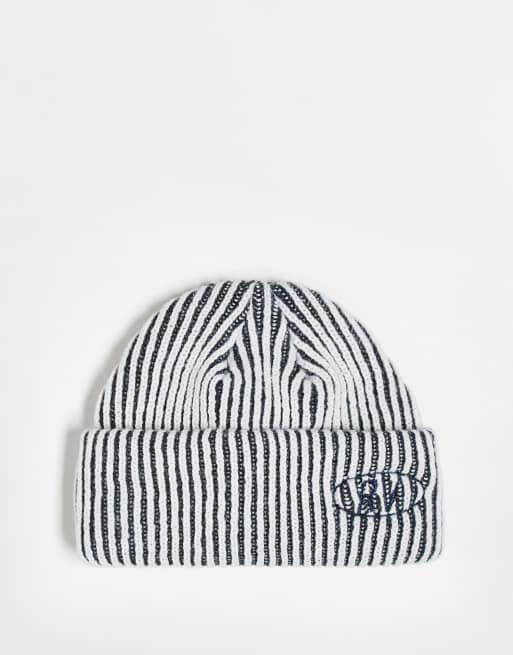 Reclaimed Vintage - Geribbelde unisex beanie in grijs