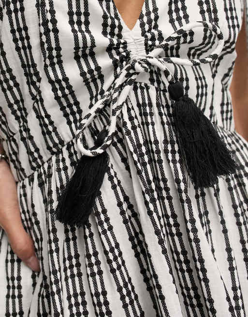 Reclaimed Vintage gingham midi smock dress - part of a set, 4 of 4