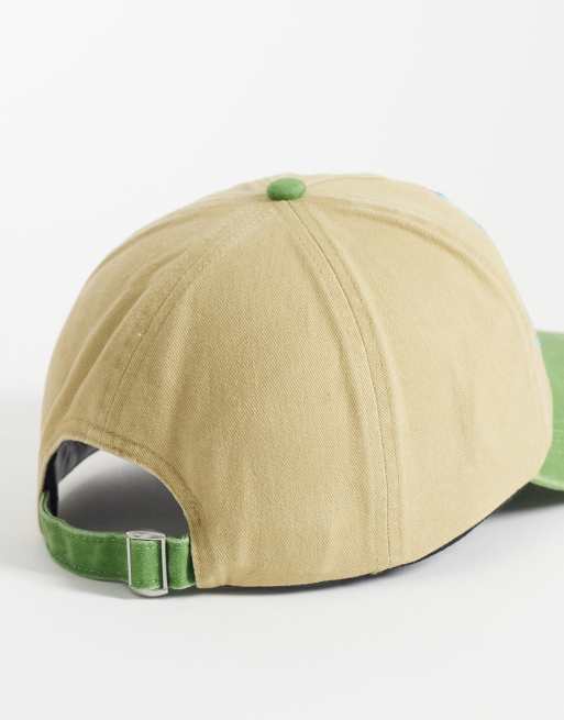 Reclaimed Vintage – Gräddvit keps i unisex-modell med märken, 3 av 3