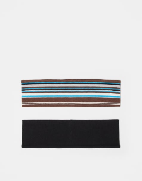 Reclaimed Vintage – Haarband im Multipack mit farblich abgestimmten Streifen - view 1