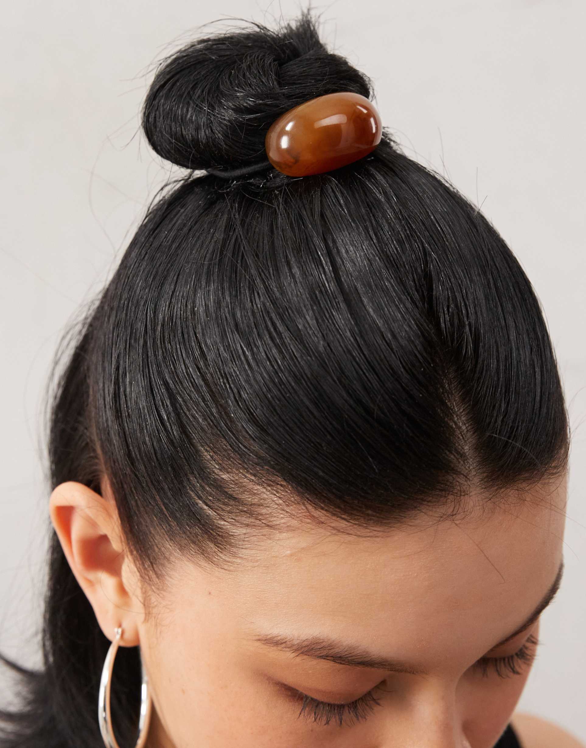 reclaimed vintage hairband with cuff in tortoiseshell