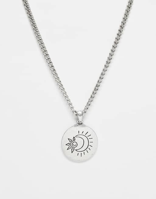 Reclaimed Vintage – Halsband i unisex-modell med kosmiskt hänge