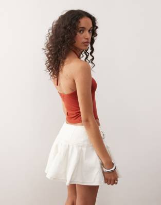 Reclaimed Vintage Halterneck Cami With Ring Detail