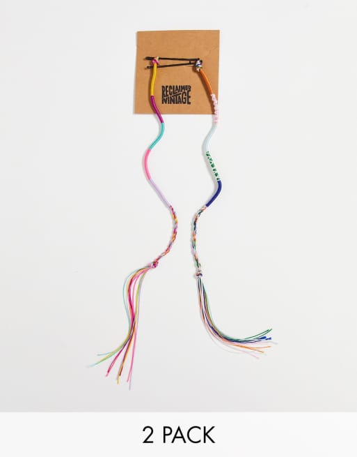 Reclaimed Vintage Inspired – 2er-Pack Flechtbänder fürs Haar