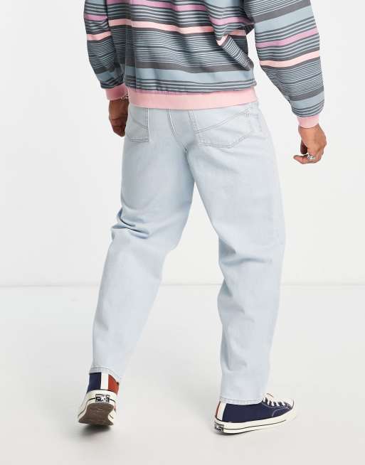 Reclaimed Vintage inspired 90's baggy jean in vintage blue, 2 of 4