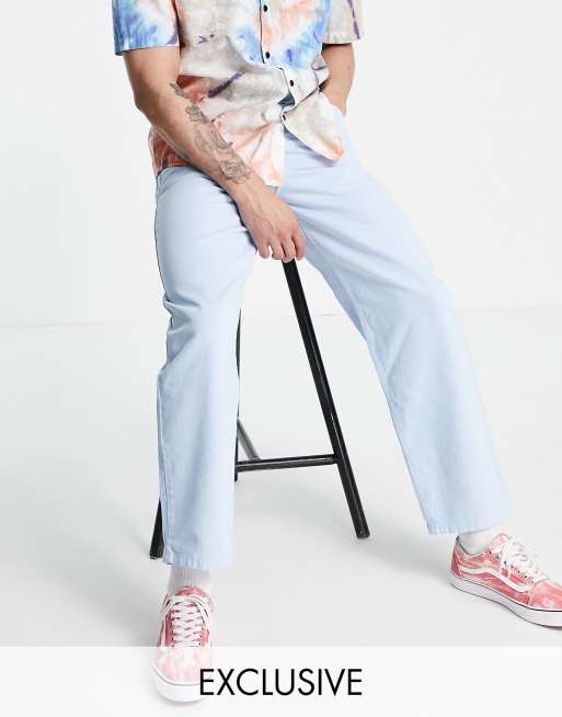 Reclaimed Vintage Inspired 90s baggy jean in washed blue